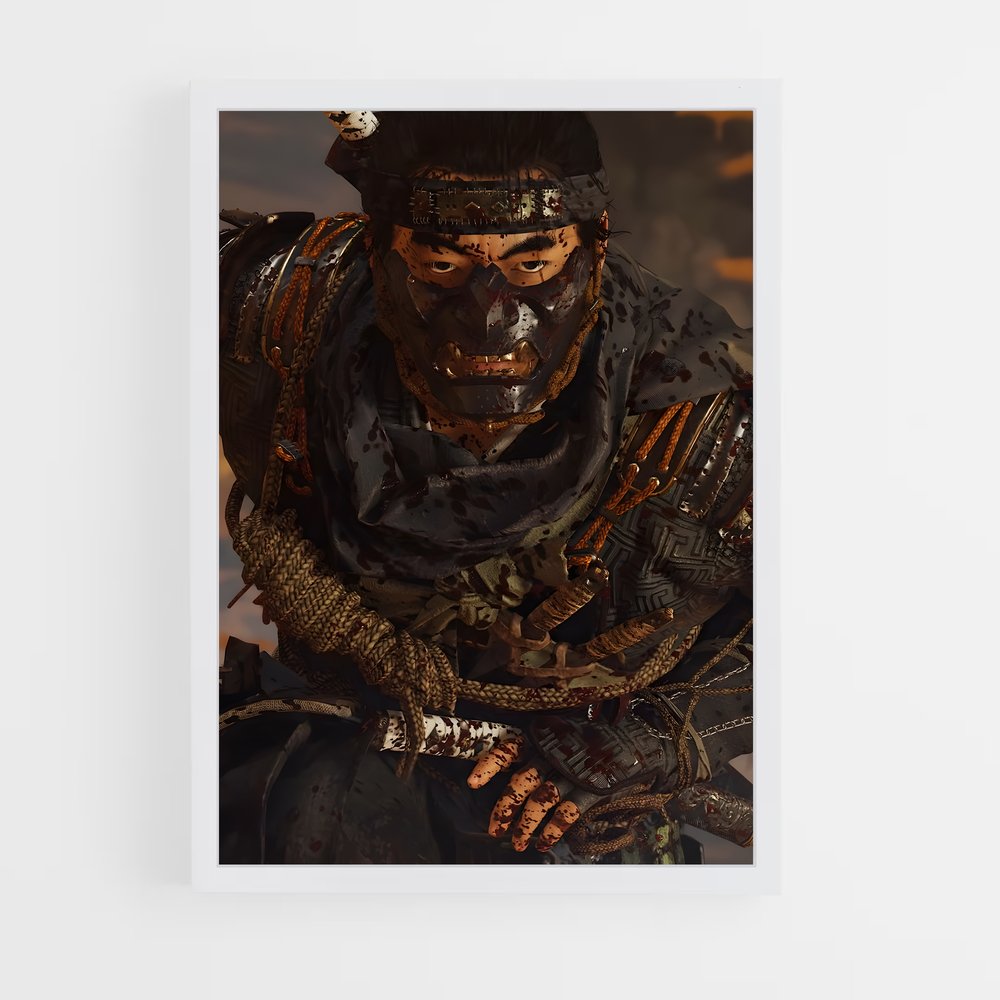 Poster Samouraï des Sables – affiche Ghost of tsushima (vue 3)